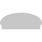 Ekena Millwork Elliptical Smooth Architectural Grade PVC Combination Pediment, 38"W x 16-3/8"H x 2-3/4"P PEDPC038X165ELL00 - alternate 2